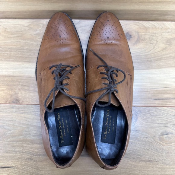 Too Boot New York Medallion Derby Dress Shoes Mens 11 Wedding Formal Business main image 7